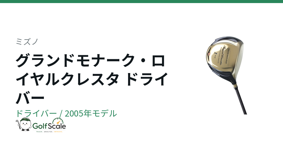ミズノ グランドモナーク・ロイヤルクレスタ ドライバー｜スペック