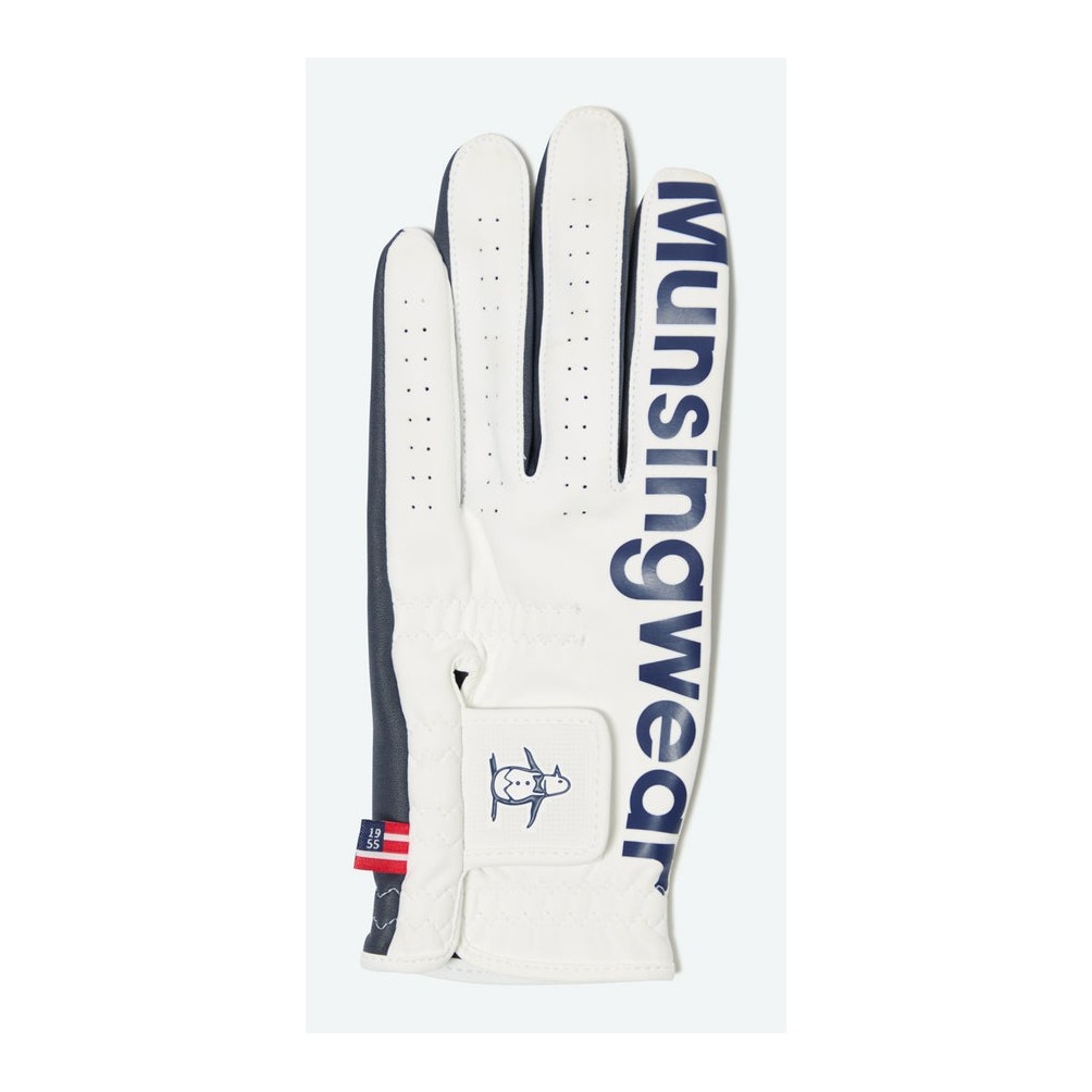 マンシングウェア ロゴプリントゴルフグローブ