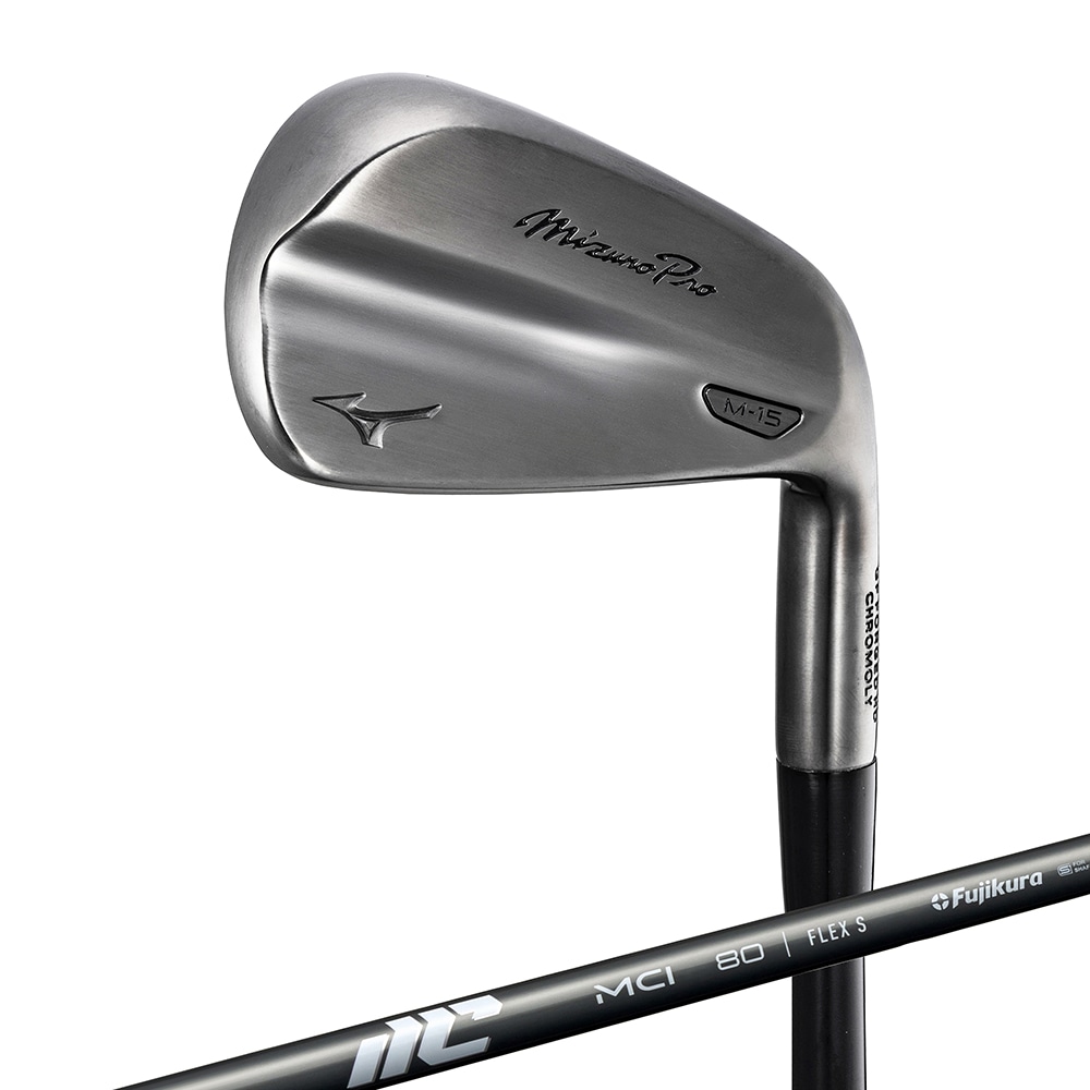 Mizuno Pro M-15 アイアン(グレーIP仕上げ)