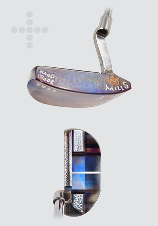 T.P. Mills SGSS Sycamore "Crocodile" Torch-Flamed Handmade Putter