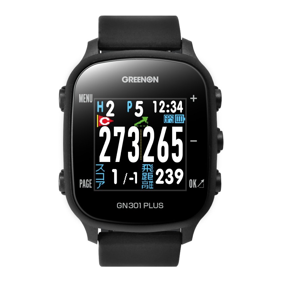 THE GOLF WATCH NORM GN301 PLUS｜グリーンオンのスペック・価格
