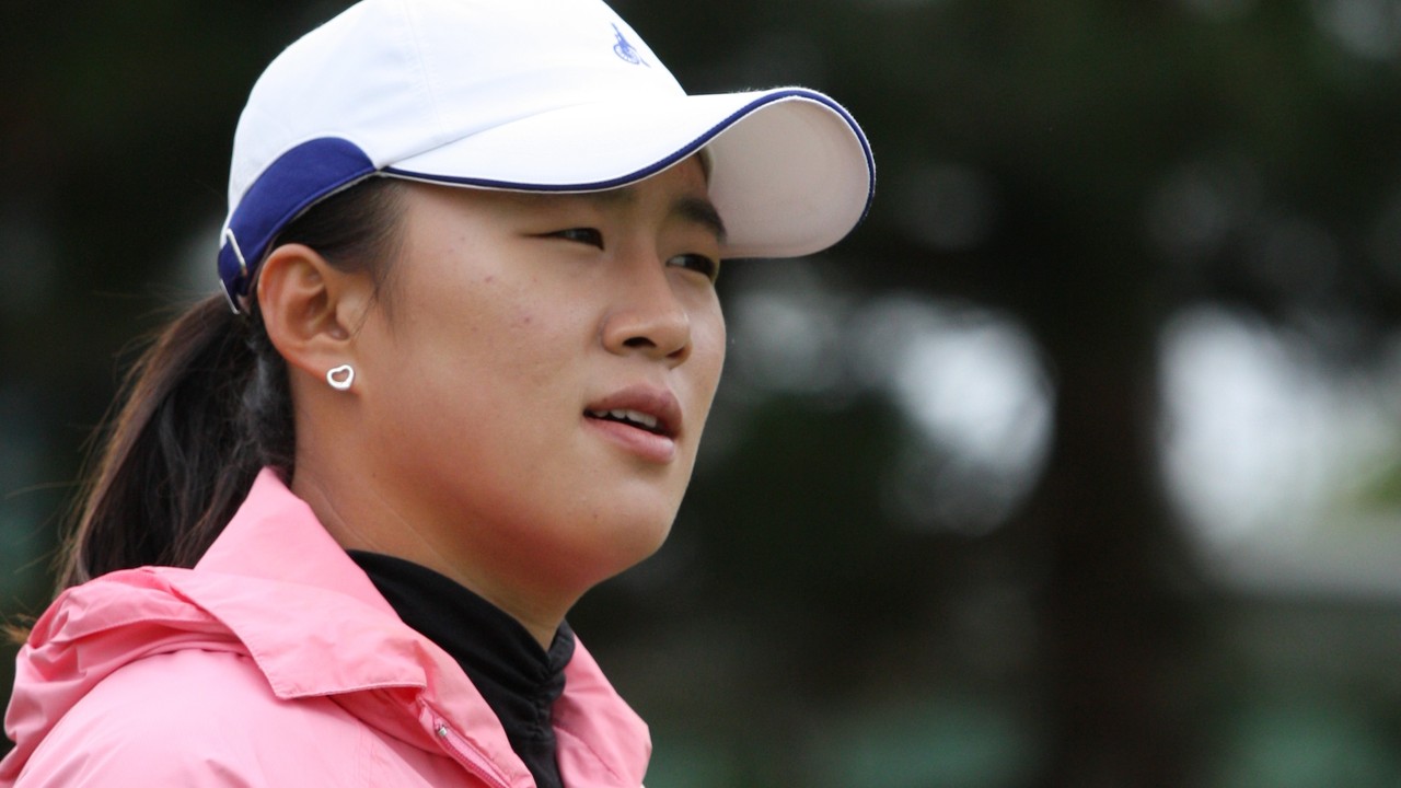 Amy Yang at a tournament